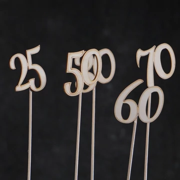 Kivágott pálcikás szám  5 db/csomag