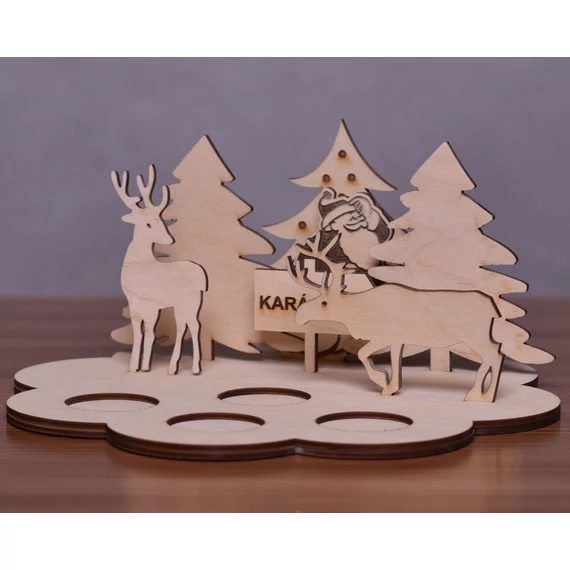 Adventi koszorú - Mikulás
